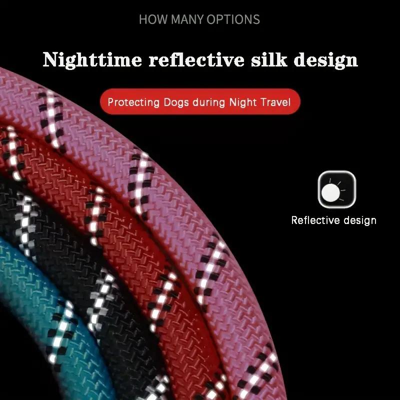 150/200/300CM Strong Leashes for Dogs Soft Handle Dog Leash Reinforced Leash for Small Medium Large Dogs Big Dog Supplies