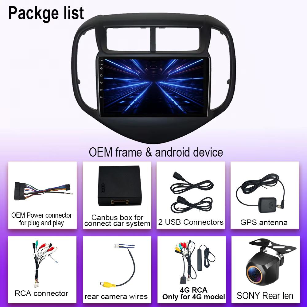 Car Android 13 For Chevrolet Aveo Sonic 2017-2021 Wireless Carplay Auto Radio Stereo Multimedia Player GPS Navigation NO 2din