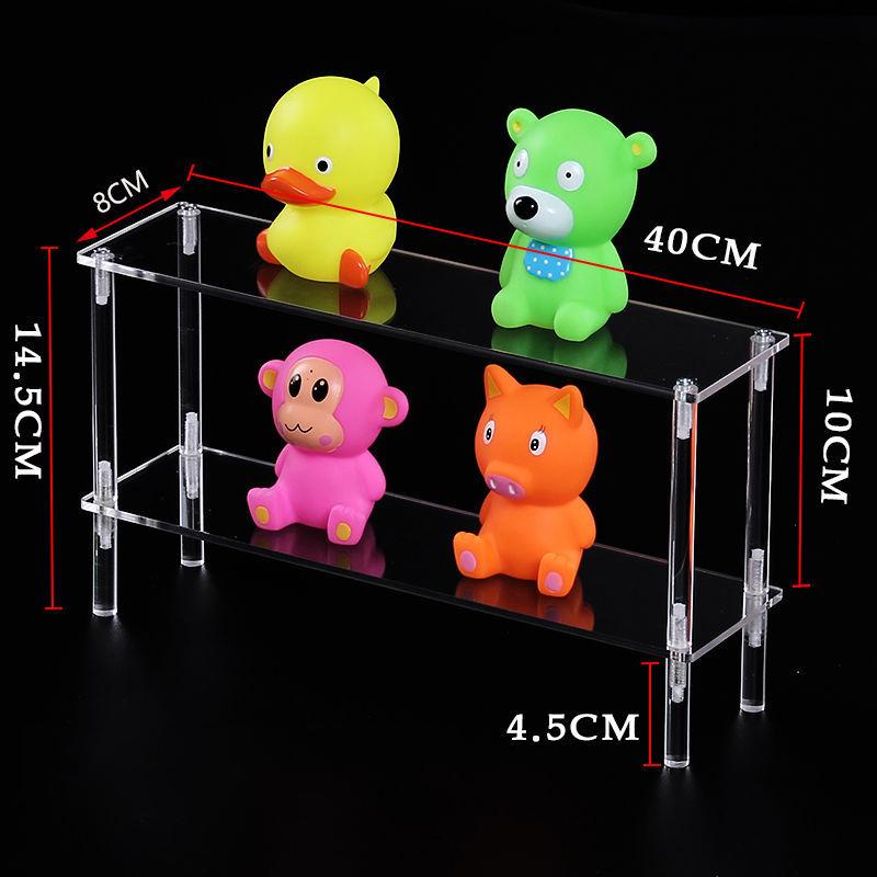 Clear Acrylic Display Riser Stand for Funko POP Figures, Cupcake Cosmetic Perfume Clay Doll Jewelry for Display Stand Organizer