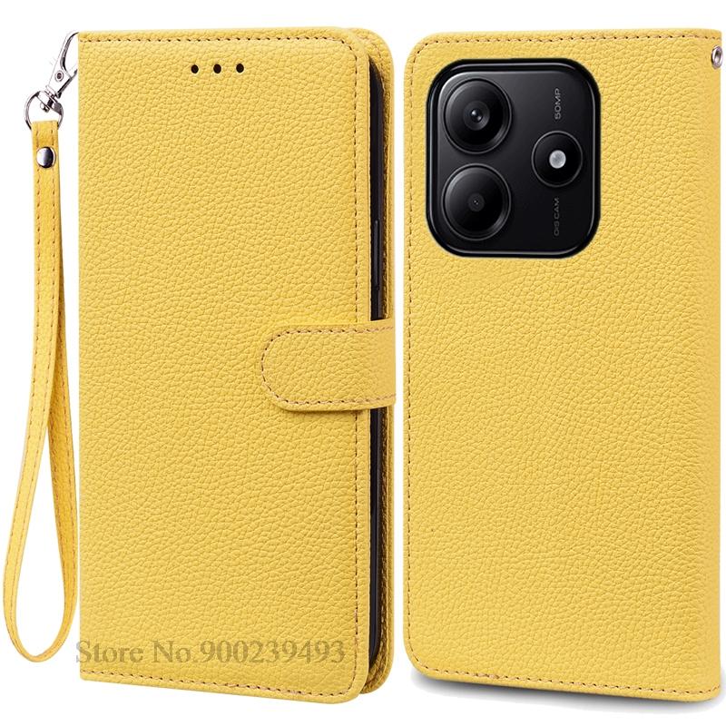 For Redmi Note 14 Case Wallet Flip Leather Cover For Xiaomi Redmi Note 14 4G Case Book Cover For Redmi Note 14 5G Case