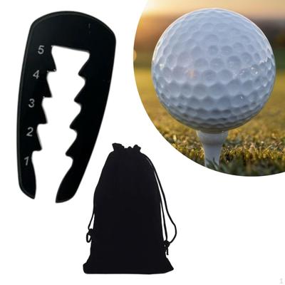 Golf Tee Höhenwerkzeug Einsteller für Anfänger Praktische Lehrmittel Tragbar