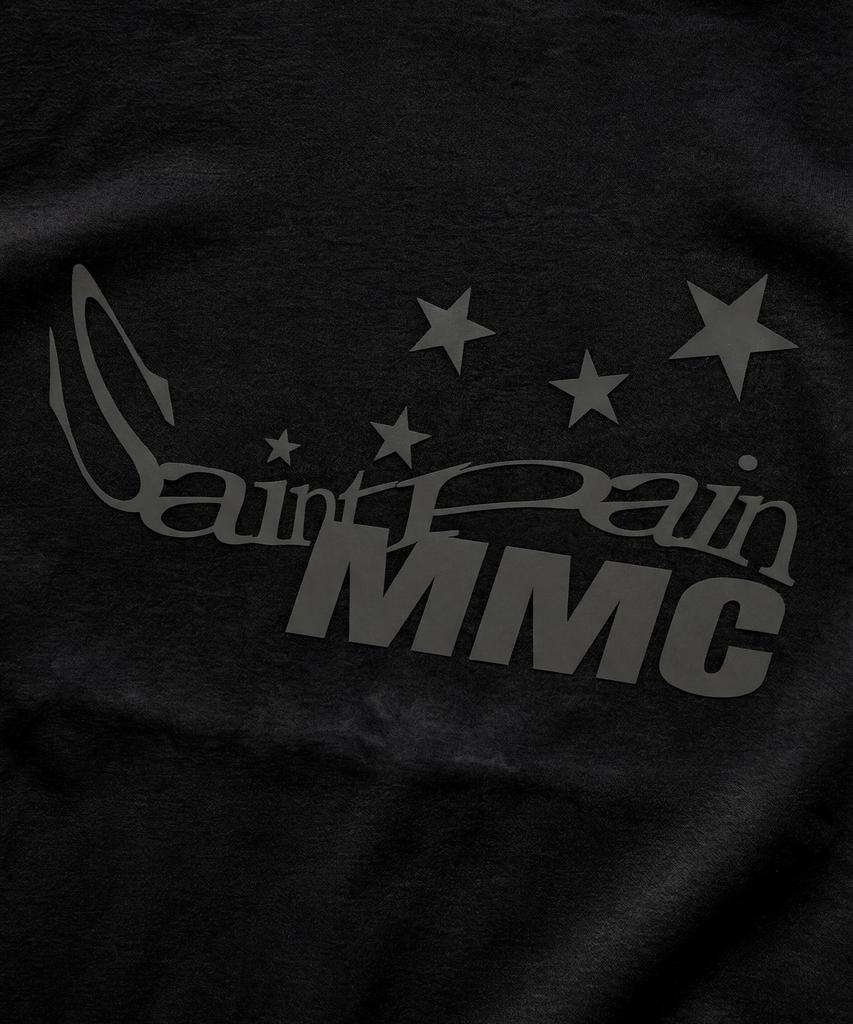 SAINTPAIN Sp Air Cotton Lettering Star Short Sleeve T-Shirt Black