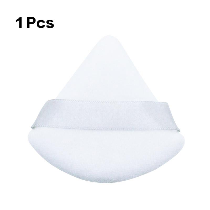 1/2/5Pcs Triangle Velvet Powder Puff Flours Mini Face Makeup Sponge Cosmetics Soft Cotton Face Powder Puff Washable Lightweight