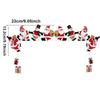 1/2 pcs Christmas Door Frame Decor Card Santa Wooden Pendant New Door Corner Decor