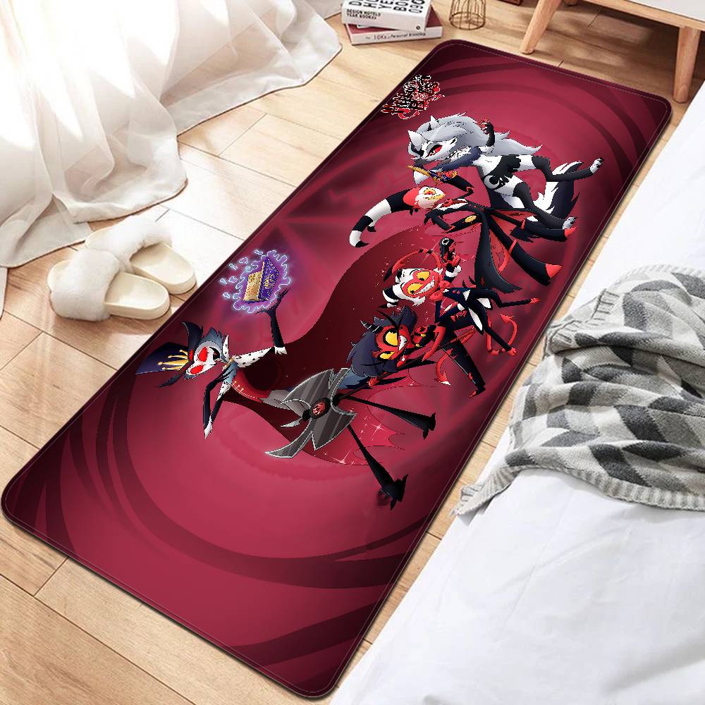 H-Helluva Boss Blitzo Cartoon Floor Carpet Nordic Style Home Doormat Bathroom-Toilet Mats Bedroom Hotel Decor Mat