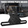 Aluminum Alloy Truck Trailer Camper License Plate Bracket Mount Stand Holder Number Plate Light Frame Support For Tractor RV