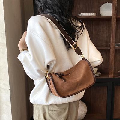 Borsa a tracolla retrò alla moda a spalla singola con grande capacità per il pendolarismo e come borsa cuscino