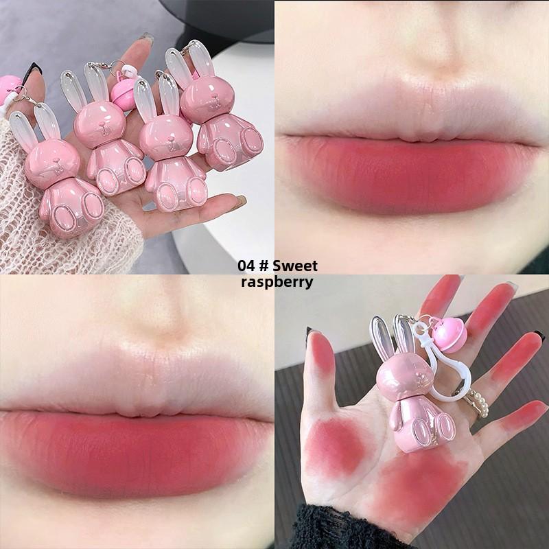 Pink Rabbit Velvet Mist Lip Cream Silky Smooth Lip Color 6 Elegant Shades Long-Lasting Hydrating Lipstick