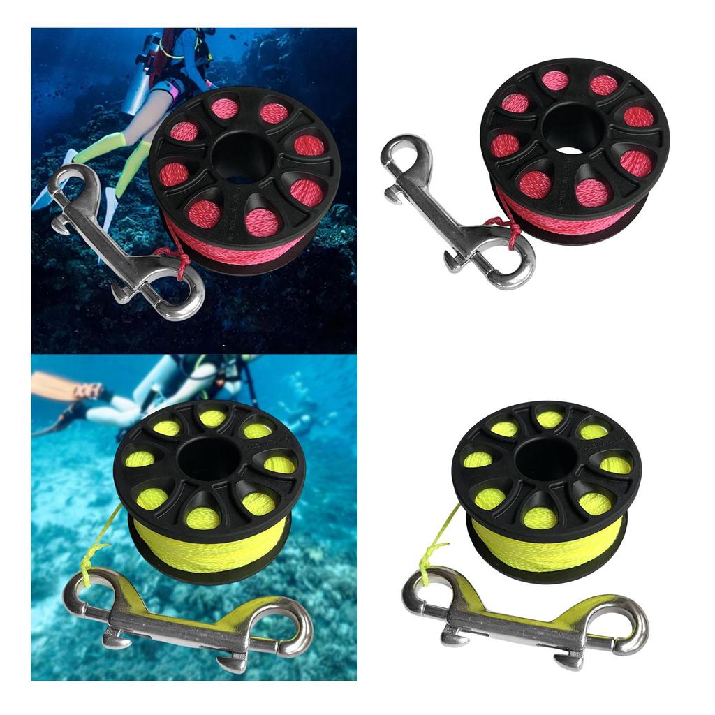 3inch Scuba Equipment Diving Ree with Stainless Hook Lightweight for Buoy Deployment Professional Accessory