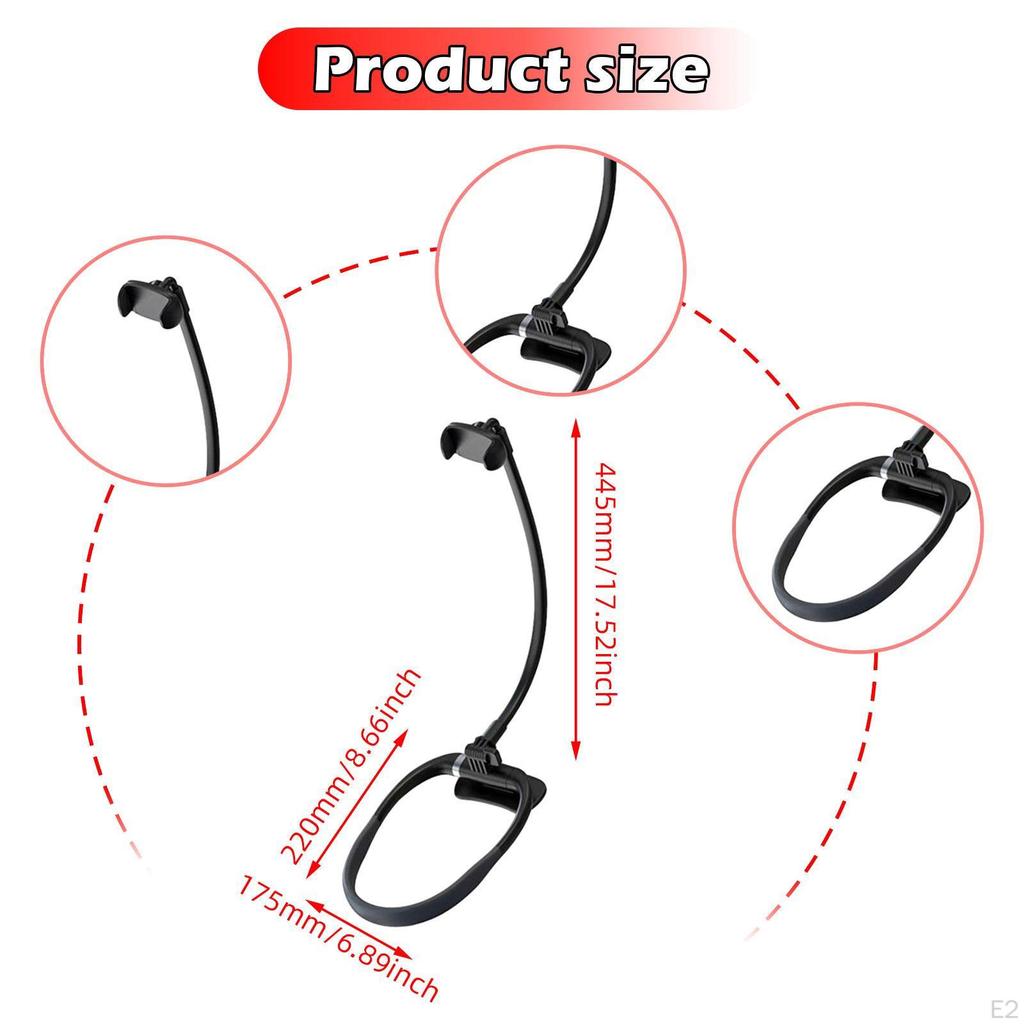 Neck Phone Holder Flexible Lazy Bracket Practical Multi Functional Universal Stand for Table