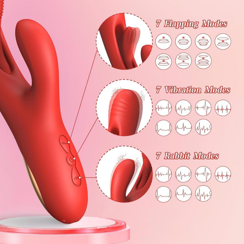 Rabbit Patting Vibrator für Frauen Clit Sucker Saugen Klitoris Stimulator Leistungsstarke G-Punkt Sex Spielzeug Weibliche Masturbator Erwachsene Waren