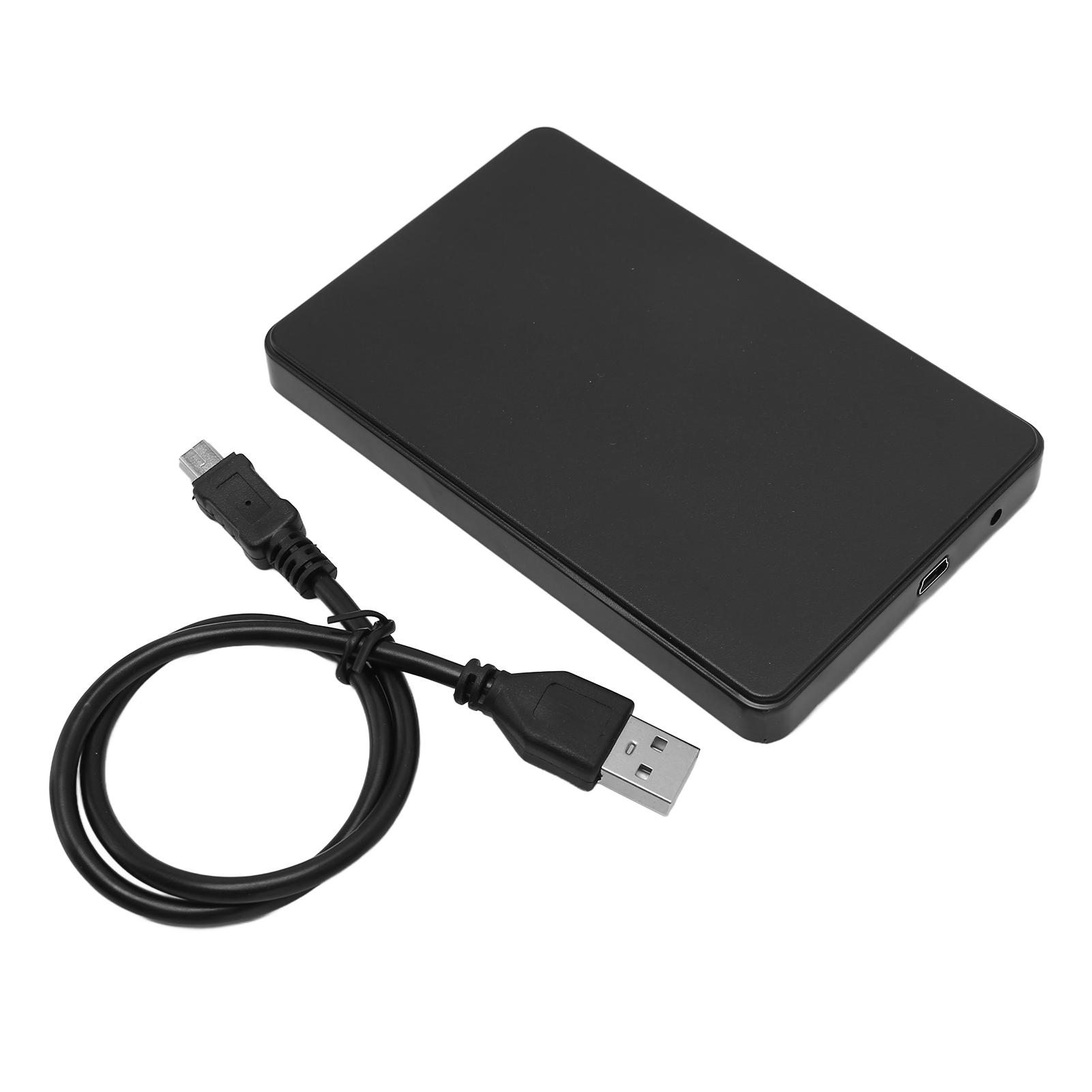 

2,5-дюймовый корпус для жесткого диска USB2.0 480 Мбит/с ABS с возможностью горячей замены, сверхтонкий корпус для жесткого диска для Windows