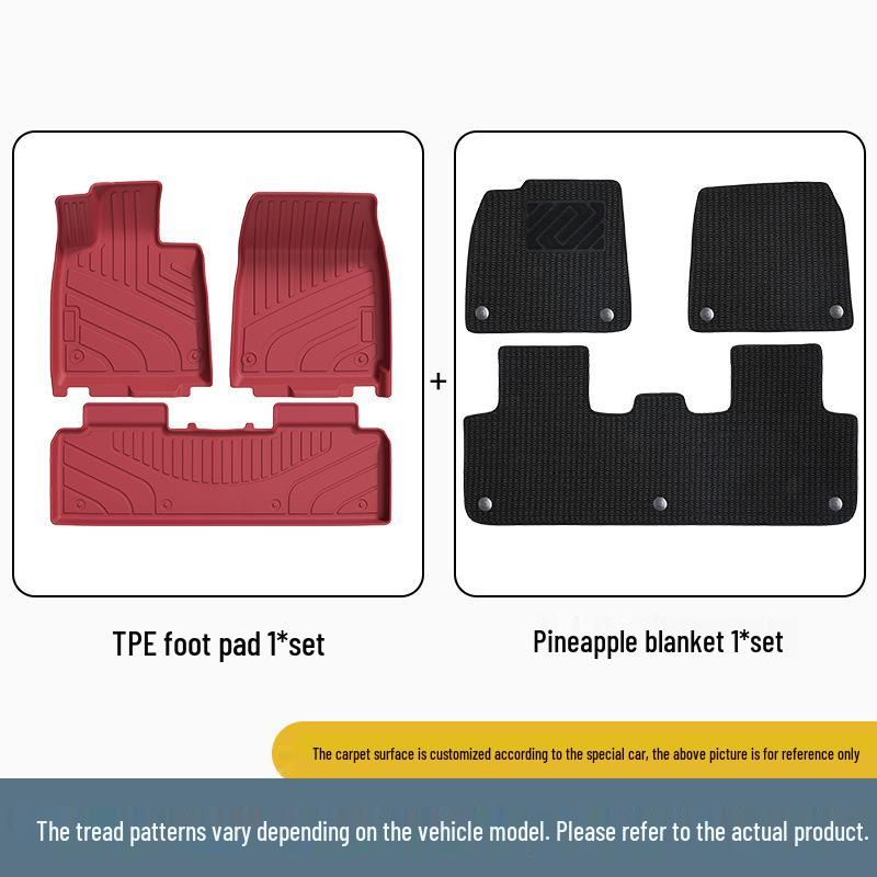Eco-friendly, Odorless TPE Floor Mats for Xiaomi SU7: Original Car Color and Interior Match