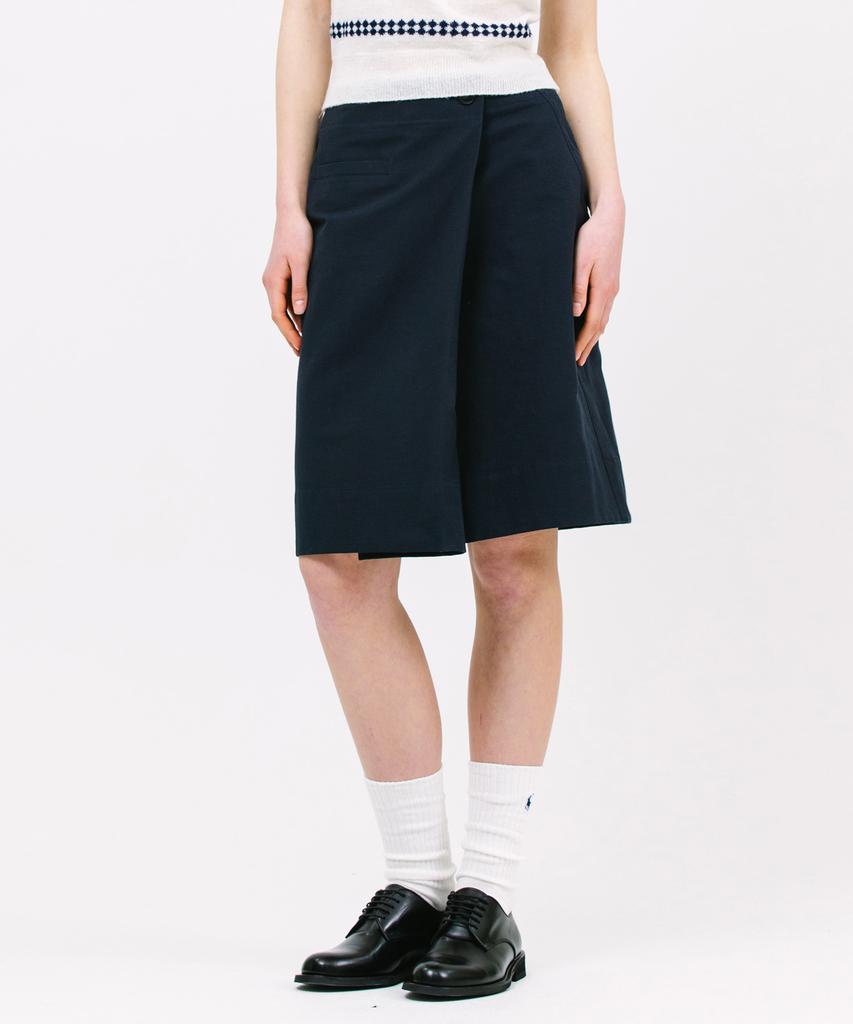 JUN BY JUN K Easy Drape Skirt_Navy