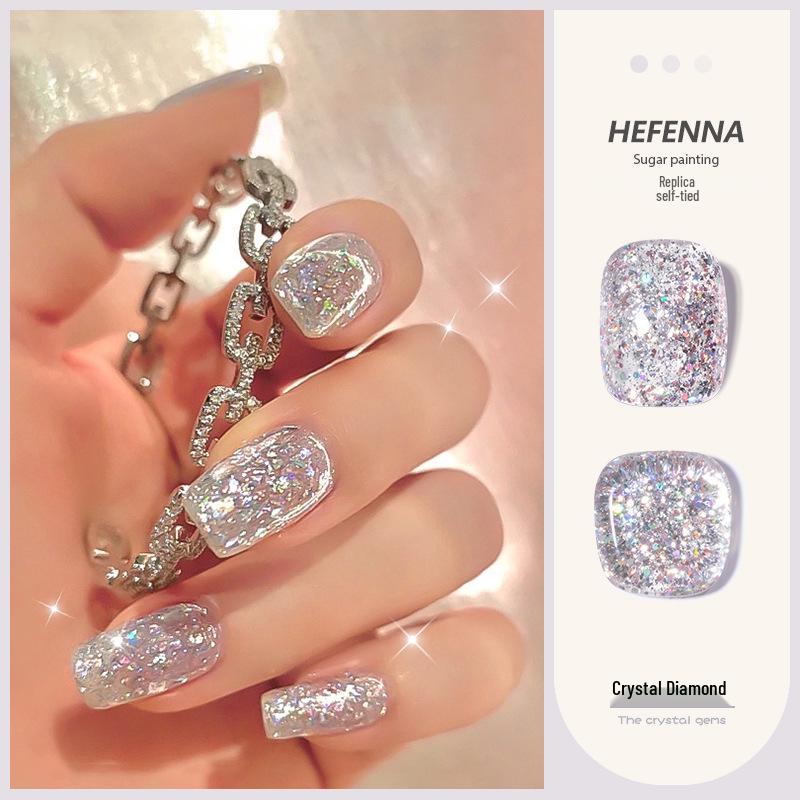 High Brightness Silver Gel Nail Polish: 2024 New Liquid Mirror Magic for Salon-Quality Metallic Nail Art