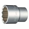 TONE 4D-27 12-Point Socket, 12.7mm (1/2") Drive, 27mm Width