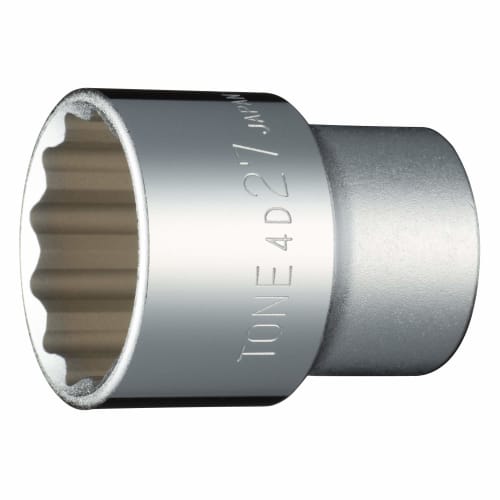

TONE 4D-27 12-Point Socket, 12.7mm (1/2 ) Drive, 27mm Width