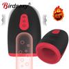 Automatic Male Masturbator Cup Realistic Tip Of Tongue And Mouth Vagina Pocket Pussy Blowjob Stroker Vibrating Oral Sex Toys