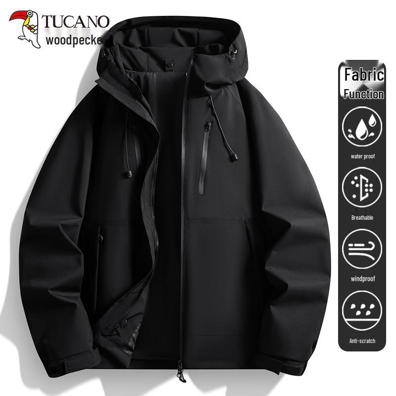 Tucano Dopamine Style Outdoor Windproof Waterproof Hooded Shell Jacket