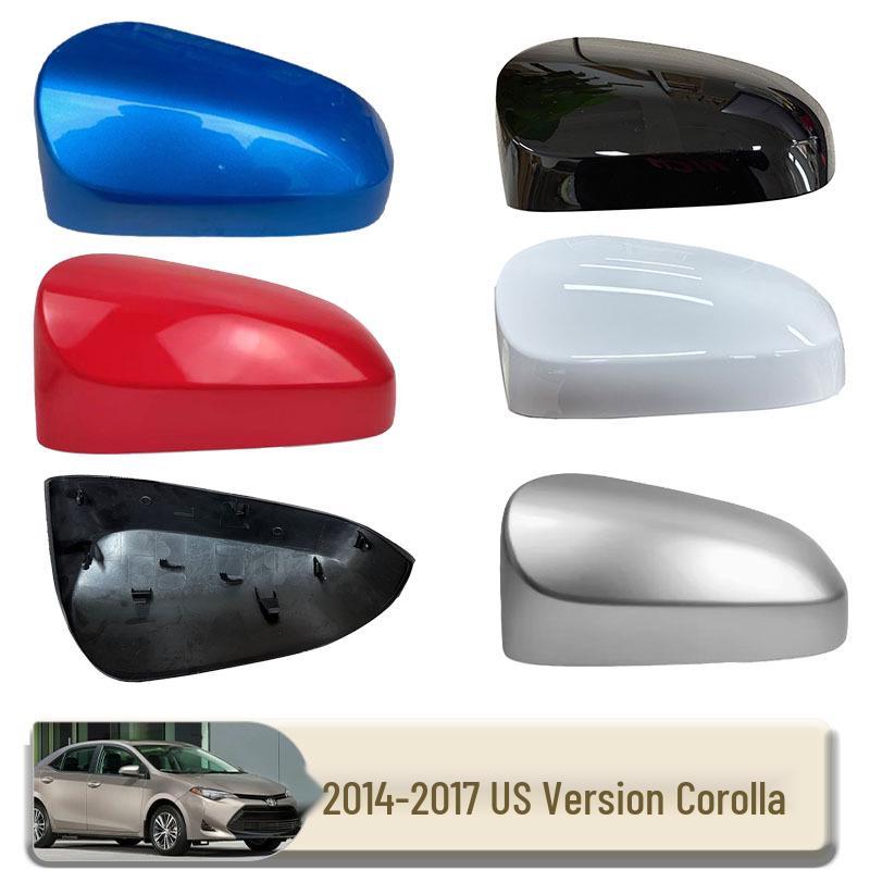 Rear-view Mirror Cover for 2014-2017 US Corolla, Exterior Trim without Light Groove