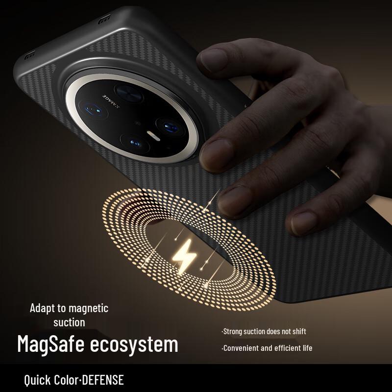 JueSe Kevlar Magnetic Anti-Drop Phone Case for Huawei Mate70 Pro