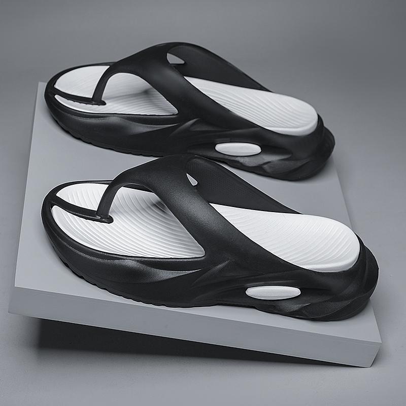 Summer Men's Flip Flops Outdoor Indoor Slippers Comfortable Soft Slides Men Beach Sandals Non-slip Home Men Outdoor Slippers