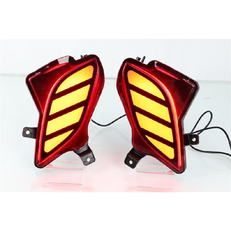 LED Rear Bumper Fog Lights Brake Lamps Turn Lights For Toyota Highlander 2020-21