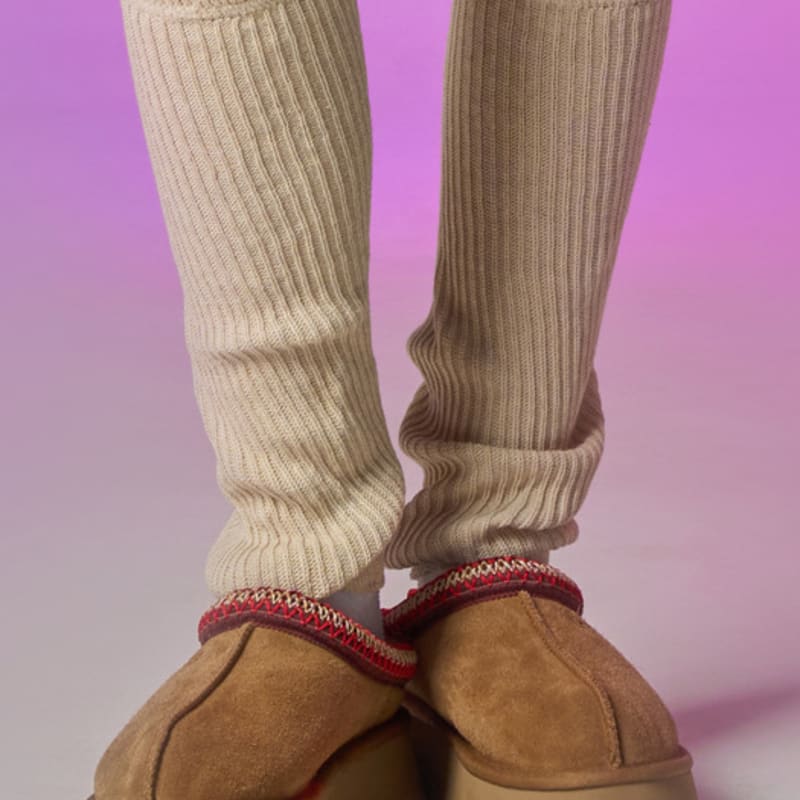 KOLEAT Real Knit Winter Warm Leg Warmer [Ivory]