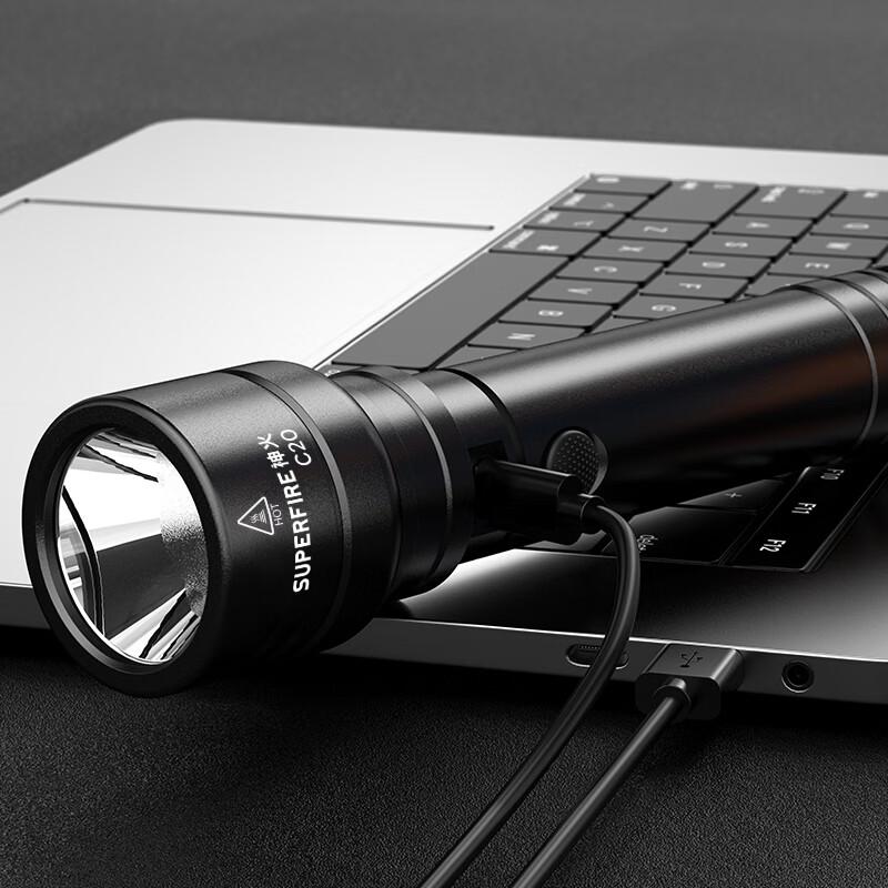 SupFire C20 Rechargeable Flashlight