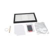 Pet Foot Print Frame Kit Back Support Design Density Board Pawprint Tabletop Picture Frame Kit