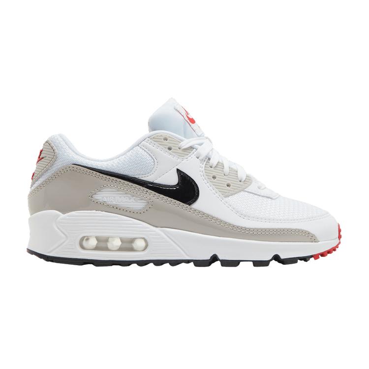 

Nike Air Max 90 Light Iron Ore Черные женские кроссовки Белый университетский красный DX0116-101