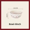 Pastoral Style Ceramic Tableware Soup Bowl Salad Bowl Dish Pasta Dessert Plates Dinnerware Dinnerware Table Decoration
