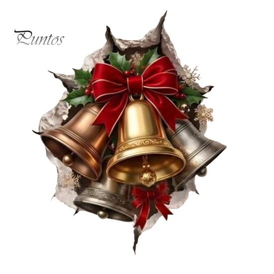 Christmas Classroom Decorations Wall Stickers, 3D Holiday Decals for Living Room Bedroom And Party Home Accents Decor, Removable PVC Festive
