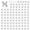 100Pcs Gift Wrapping Ribbon Bowknot 8cm Polyester Fabric Bowknot for Birthday Valentine's Day Wedding Gift Packaging P9YB