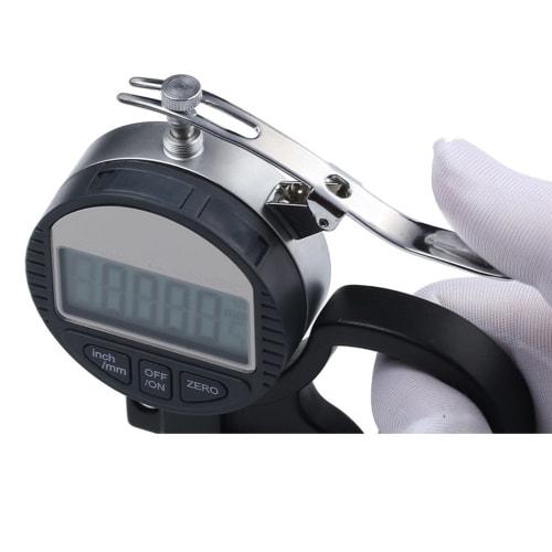 Enhong 0.01mm 0.001mm Resolution Thickness Gauge (Thickness Measuring Instrument) (0.01mm Accuracy, 0-10mm Range)