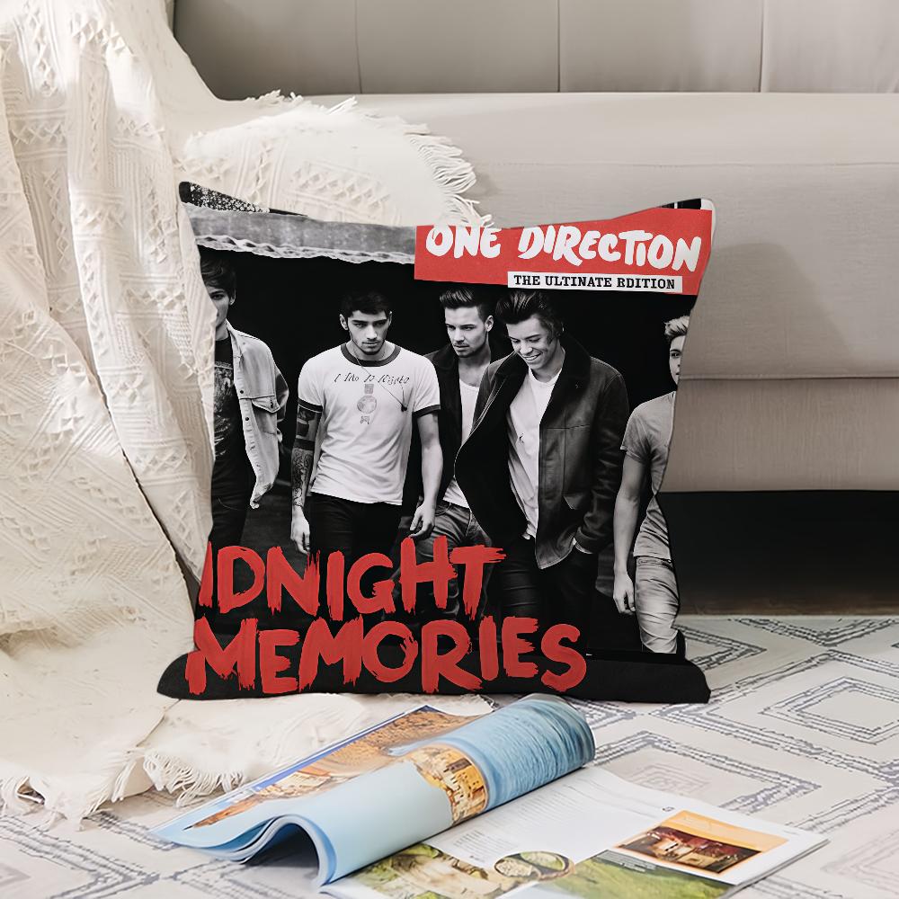 

Music group O-One D-Direction Pillow Case Office Cushions Suitable For Sofa Car Bedroom Decorative Cushion Cover 12x12Inch