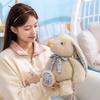 Plush Bunny Toy With Floral Design For Kids Comfort And Sleep