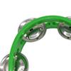 Tambourine Plastic Handheld Percussion 4 Bells Kids Musical Rhythm Instrument for School Party