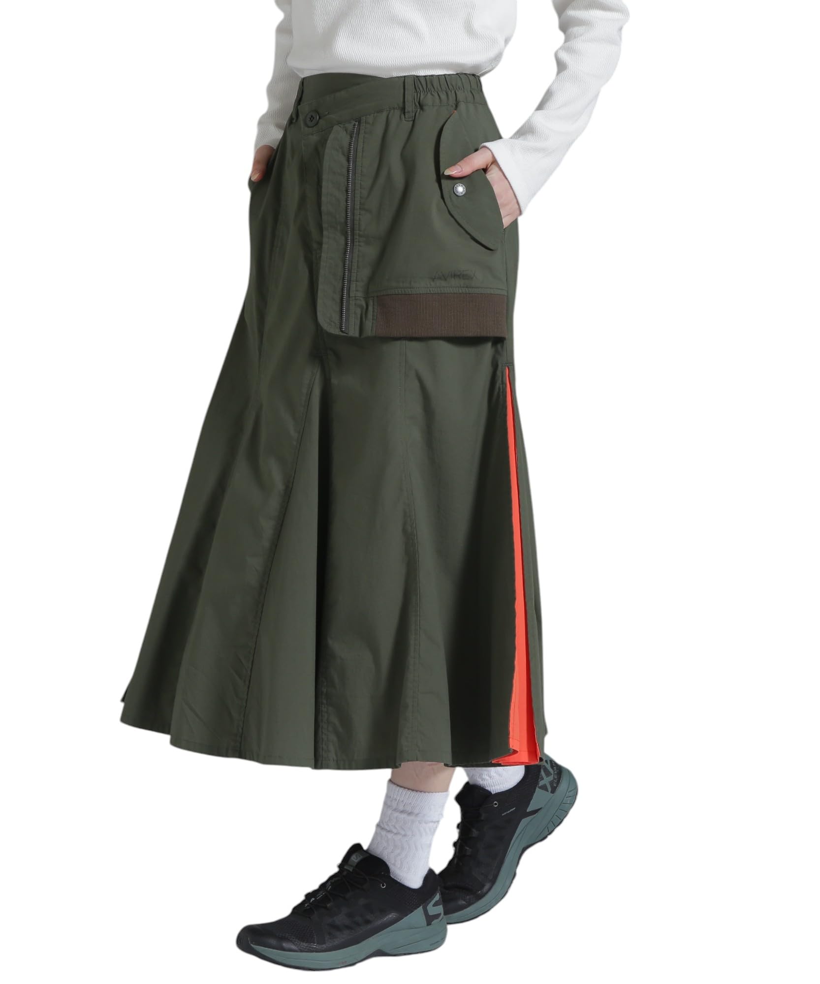 

AVIREX MILITARY MA-1 SKIRT Women s S 310 Olive 783-5116602