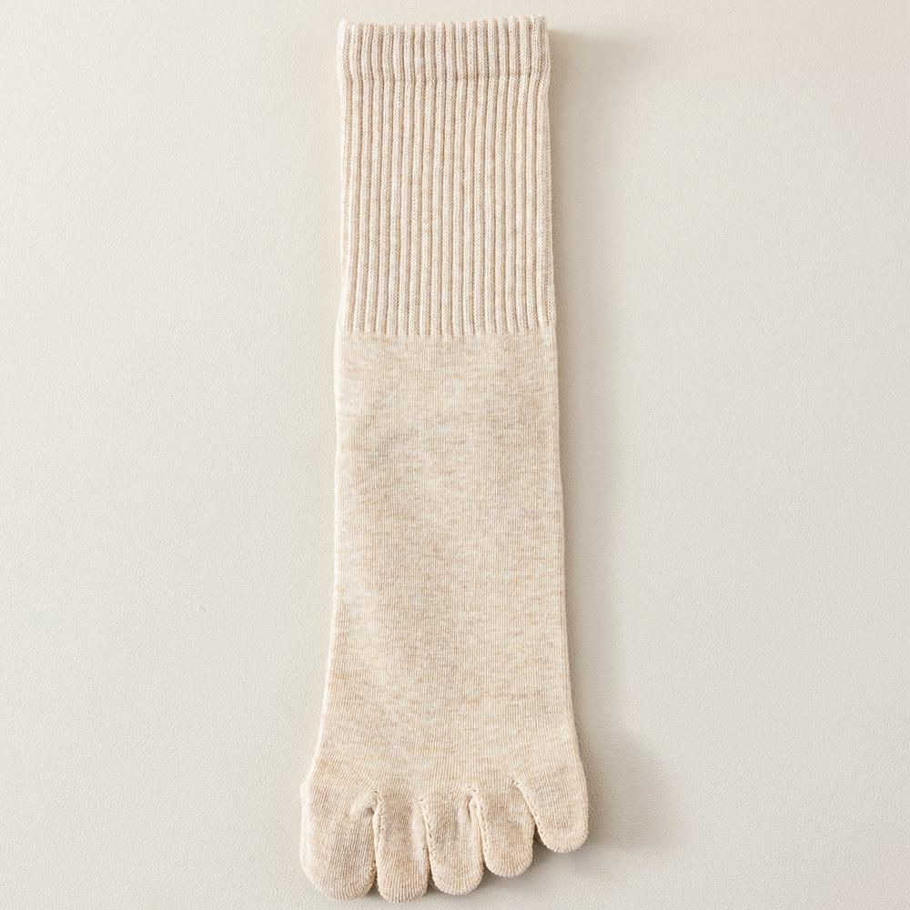 A perechi de șosete cu cinci degete pentru femei, de înaltă calitate, din bumbac, cu degetele de la picioare, toamnă, primăvară, șosete sportive cu tub mediu, cu degete separate