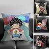 K-Kotaro Lives Alone Pillow Case Home Dorm Chair Back Short Plush Double-sided Printing Office Nap Time Cushion Cover