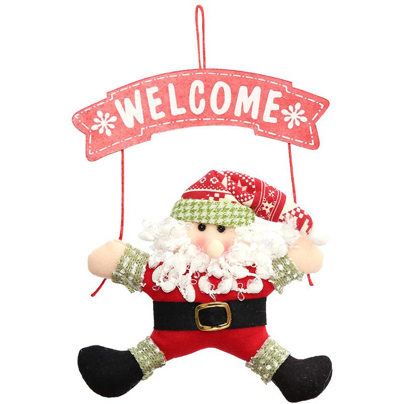 Charming Christmas Decorations With Festive Wreaths And Adorable Door Hangers For Holiday Cheer