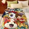 Game Y-Yo k-kai W-Watch Throw Flannel Throw Blanket, Lightweight Cozy, Durable Washable cute Cool