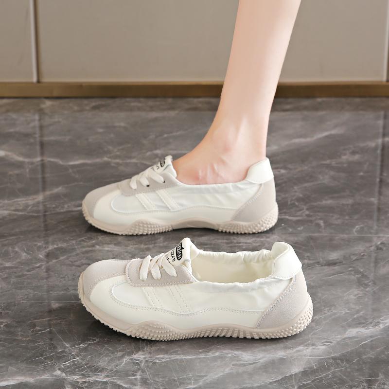 

Shallow canvas shoes summer new maternity shoes breathable lightweight sports shoes 35 бежевый