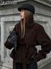 Long Sleeve Velvet Jacket for Women Autumn Winter Casual