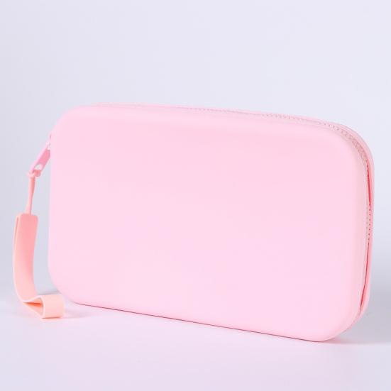 Silikonowy piórnik estetyczny saszetka na ołówki wielofunkcyjna zapinana na zamek kosmetyczka do przechowywania artykułów piśmienniczych pędzli do makijażu kluczy