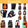 Cartable Tendance Godzilla Vs King Kong Dessin Animé Avec Bretelles Rembourrées Pour Le Confort