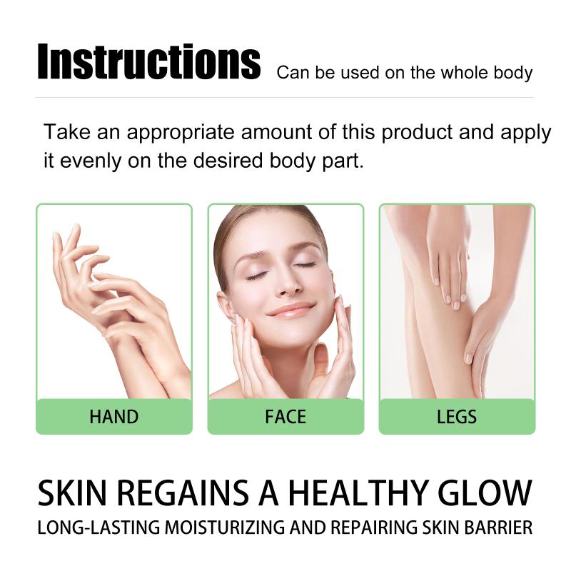 Aloe Vera Sunburn Care Gel After Sun Repair Cream for Face and Body Deep Hydration Moisturizing Sensitive Skin