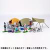 Kaiyodo ARTPLA Yurucamp Camp Set (Unpainted, Unassembled Plastic Model Kit) AP002