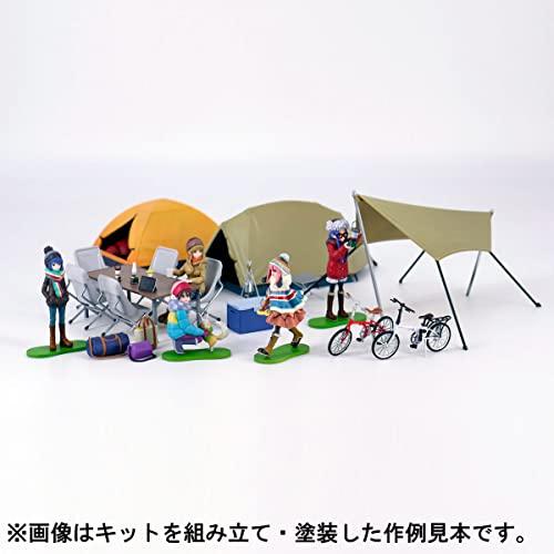 Kaiyodo ARTPLA Yurucamp Camp Set (Unpainted, Unassembled Plastic Model Kit) AP002